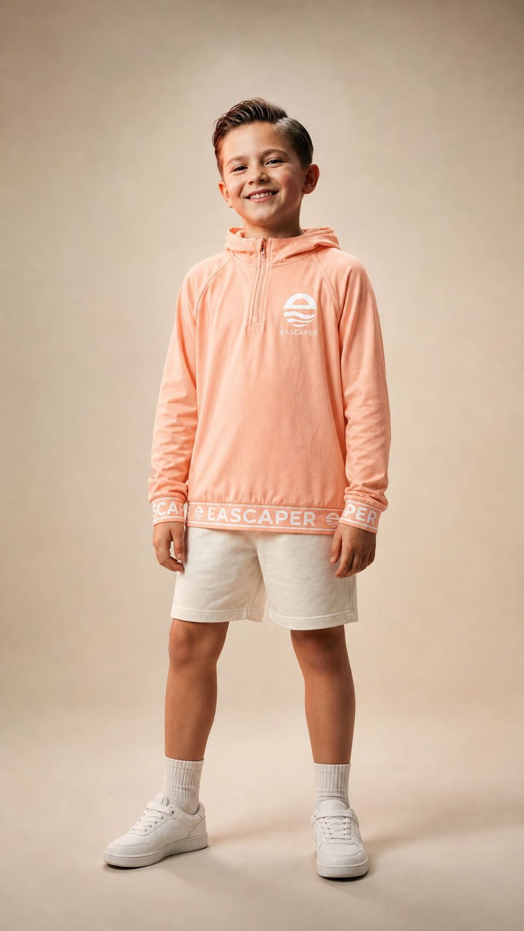 Kids (Size 4 -12) UPF 50+ Signature Bamboo Sun Hoodie