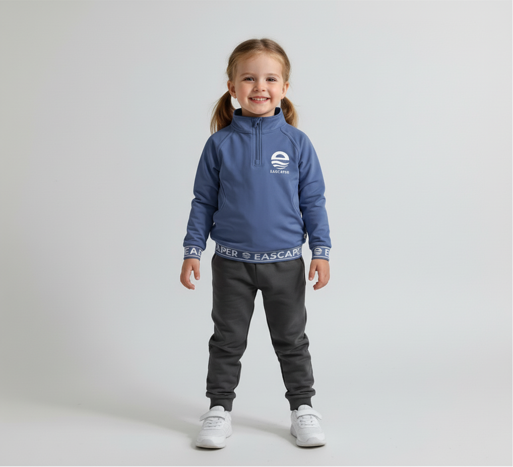 Kids (Size 4 -12) UPF 50+ Signature Bamboo Collared Top