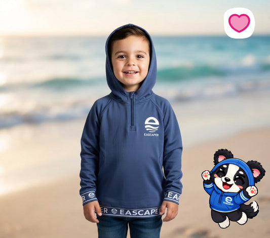 Kids (Size 4 -12) UPF 50+ Signature Bamboo Sun Hoodie