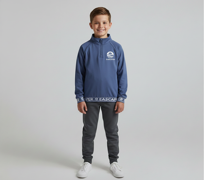 Kids (Size 4 -12) UPF 50+ Signature Bamboo Collared Top