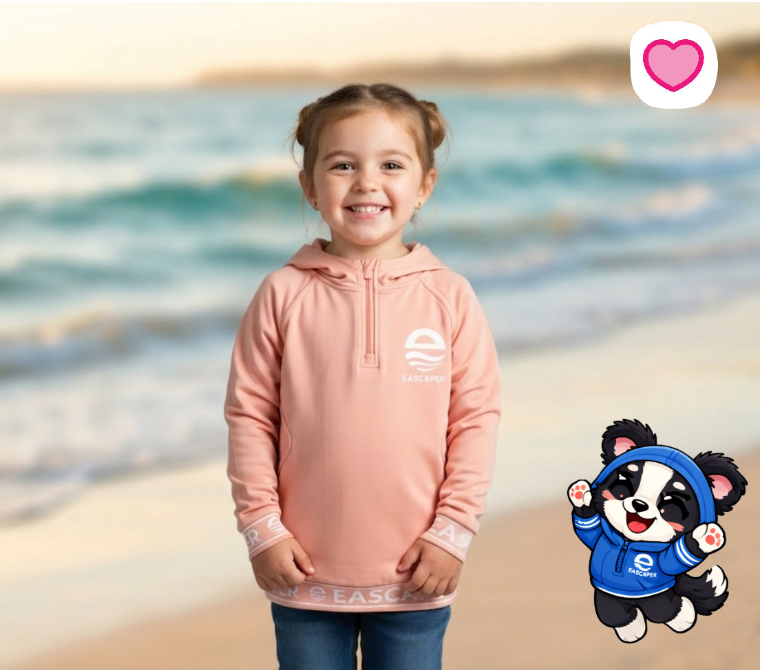 Kids (Size 4 -12) UPF 50+ Signature Bamboo Sun Hoodie